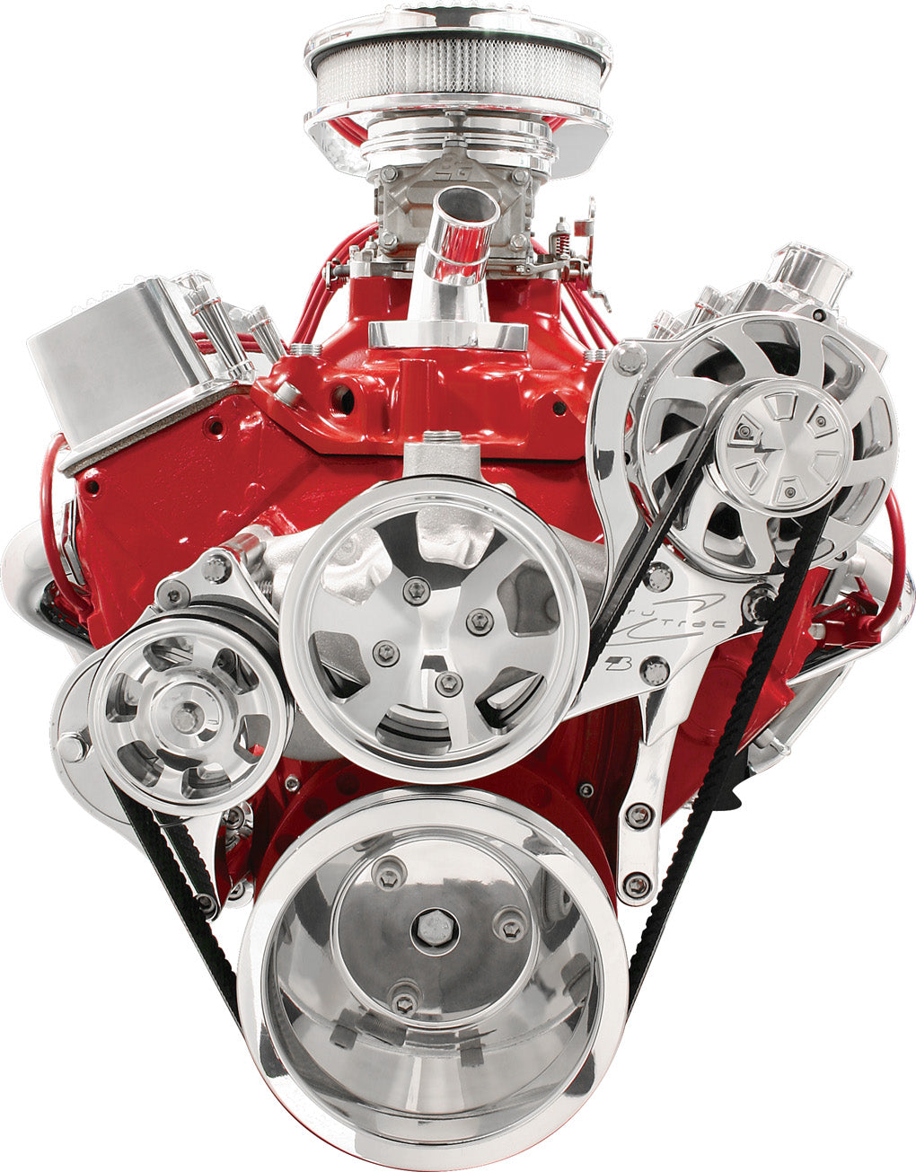 SBC,SERPENTINE KIT,POL,ALT/WP