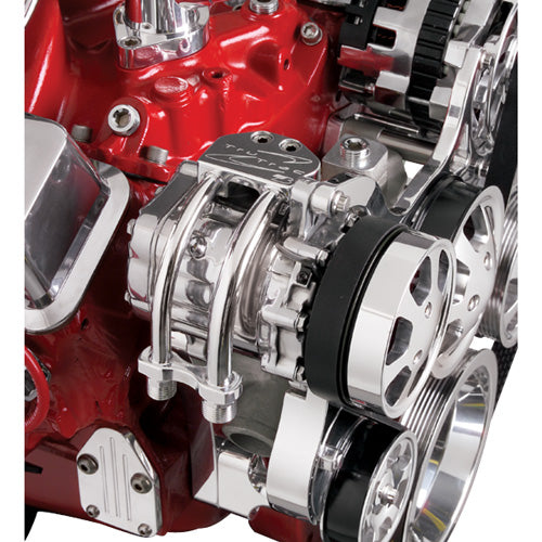 SBC,SERPENTINE KIT,POL,AC/ALT/PS/WP