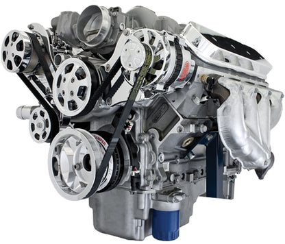 LS7,SERPENTINE TOP KIT,POL,AC/ALT/WP