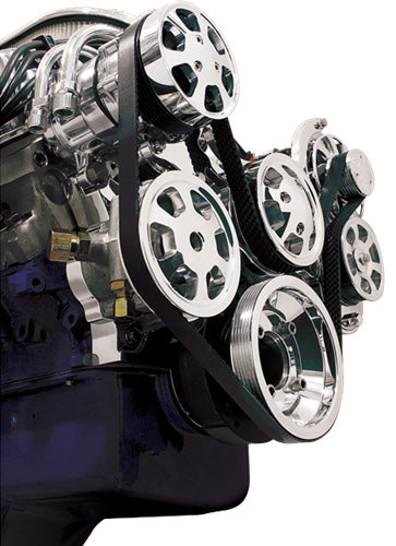 SBF,SERPENTINE KIT,POL,AC/ALT/PS/WP