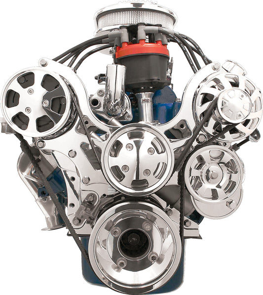 SBF,SERPENTINE KIT,POL,AC/ALT/WP