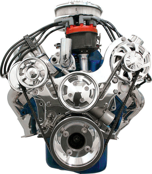 SBF,SERPENTINE KIT,POL,ALT/WP