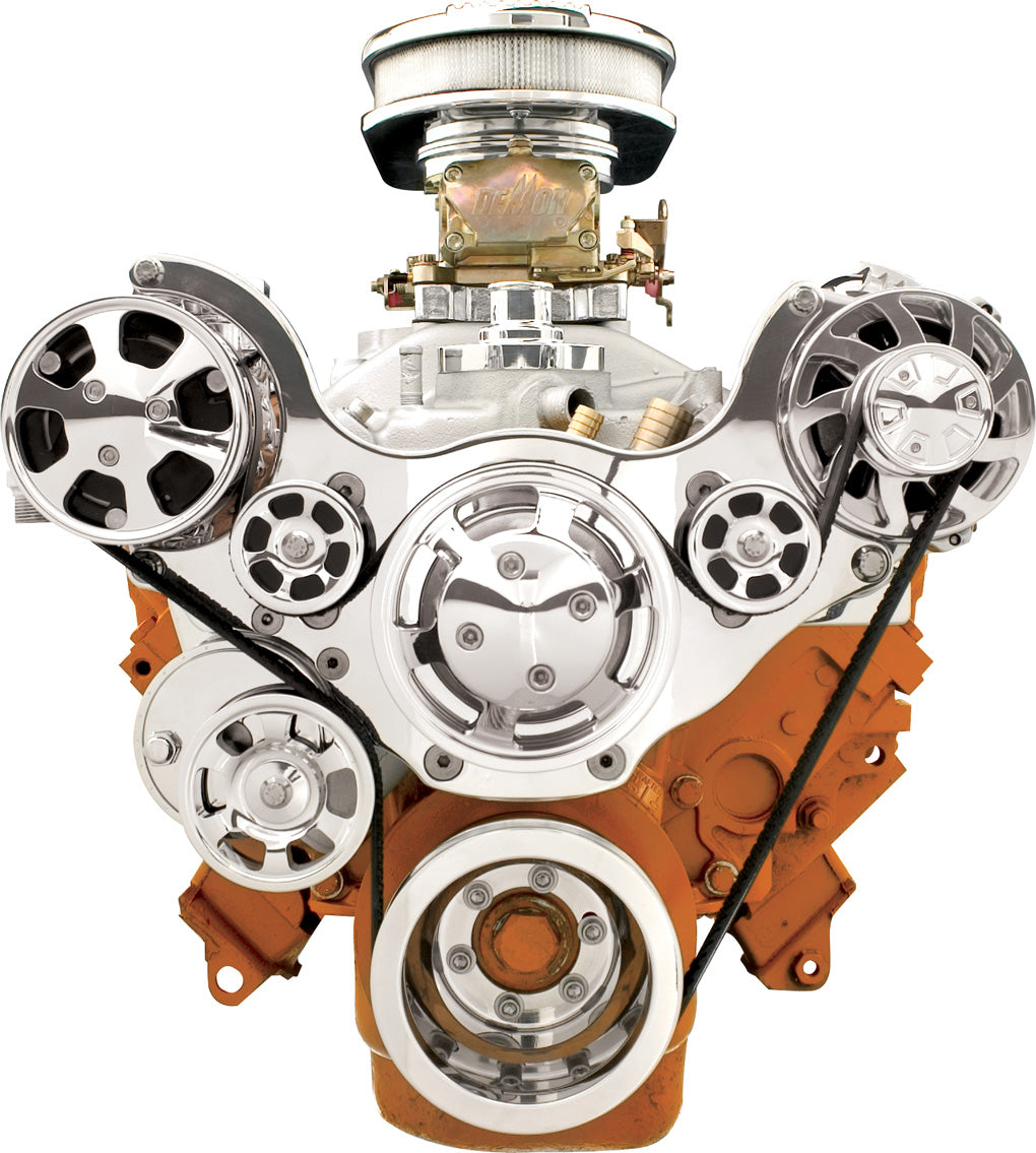 SB CDP,SERPENTINE KIT,POL,AC/ALT/WP