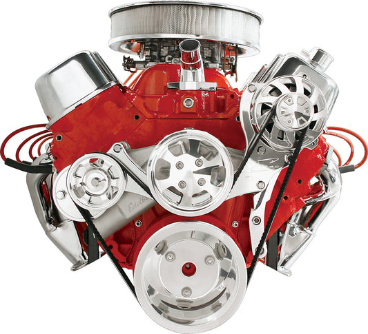 BBC,SERPENTINE KIT,POL,BILLET ALT/WP,PREMIUM