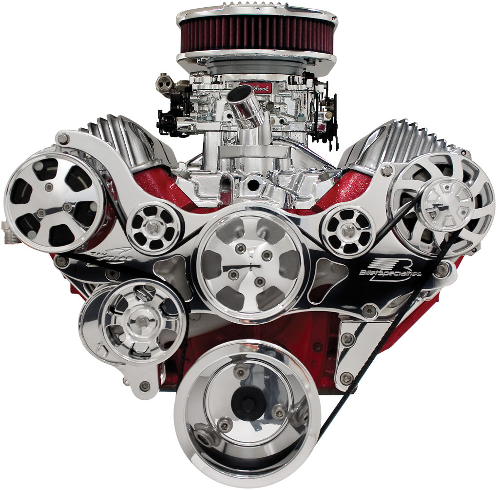 348/409,SERPENTINE KIT,POL,AC/ALT/WP,PREMIUM