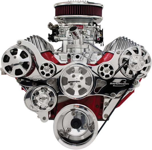 348/409,SERPENTINE KIT,POL,AC/ALT/WP,PREMIUM