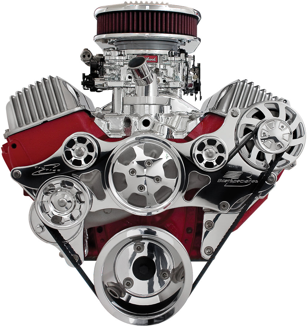348/409,SERPENTINE KIT,POL,ALT/WP,PREMIUM – Southwest Speed