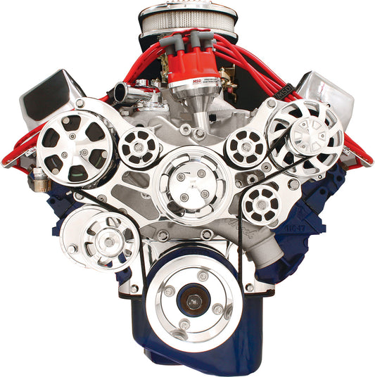 BBF,SERPENTINE KIT,POL,AC/ALT/WP