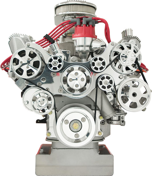 FE SERPENTINE KIT,POL,AC/ALT/PS/WP,PREMIUM