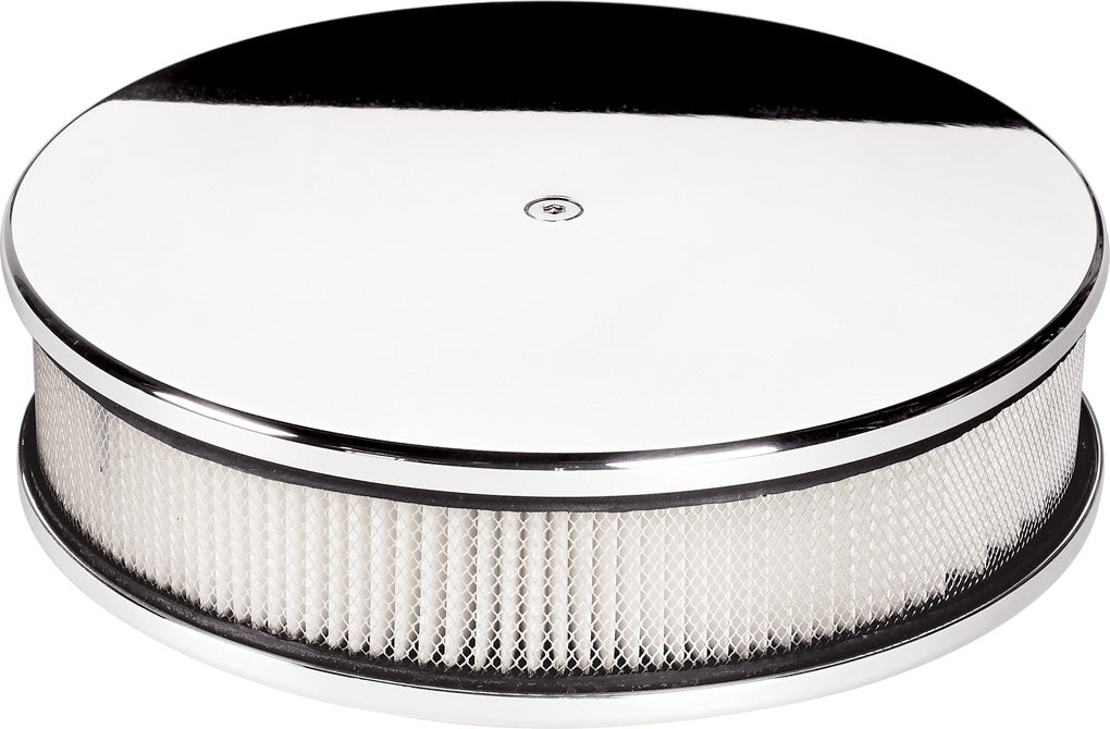 AIR CLEANER,MEDIUM ROUND,SMOOTH,POL