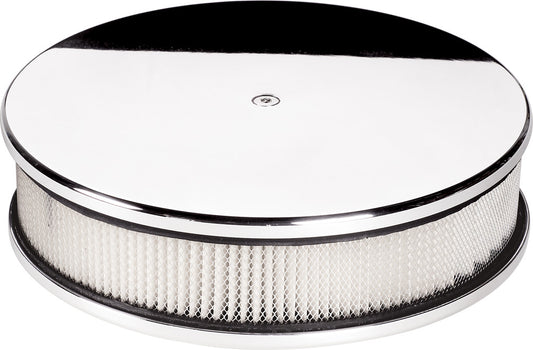 AIR CLEANER,MEDIUM ROUND,SMOOTH,POL
