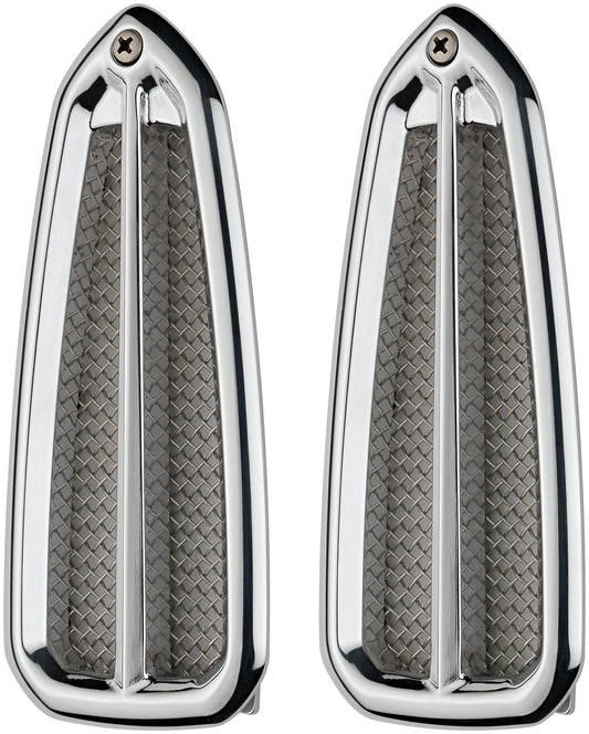 DOOR JAM VENTS,68-69 CAMARO,POLISHED