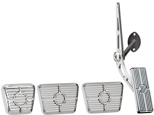 PEDAL KIT,67-69,CABLE,MANUAL,E-BRAKE,POL