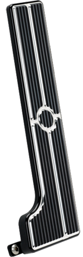 GAS PEDAL,FLOOR MOUNT,58 CHEVY ++,BLACK