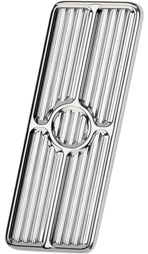 GAS PEDAL PAD,67-69 CAMARO,POLISHED