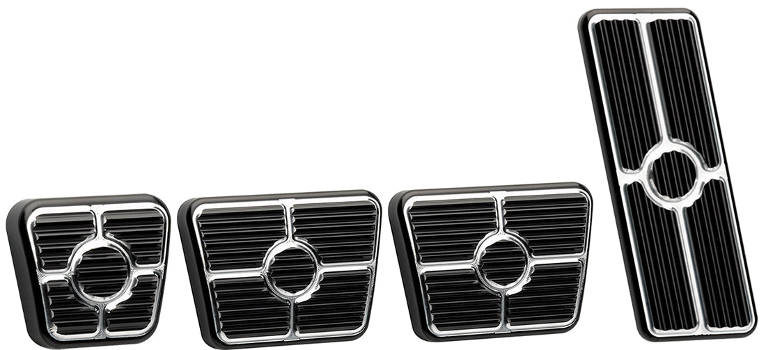 PEDAL KIT,67-69,FLOOR,MANUAL,E-BRAKE,BLACK