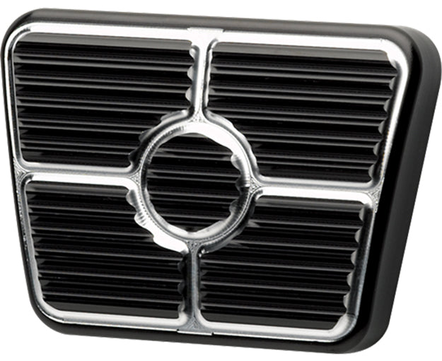 BRAKE/CLUTCH PEDAL PAD,55-57 CHEVY,BLACK