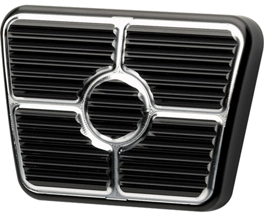BRAKE/CLUTCH PEDAL PAD,55-57 CHEVY,BLACK