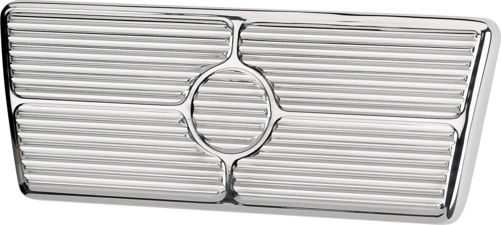 BRAKE PEDAL PAD,AUTO,55-57 CHEVY,POLISH