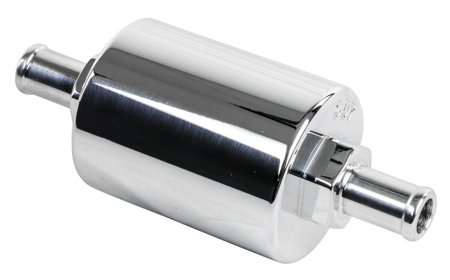FUEL FILTER,INLINE,3/8 BARB,POLISH