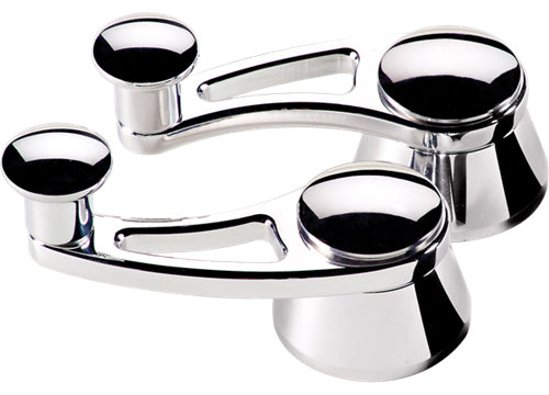 VENT CRANKS,OPEN,POLISHED,FORD TO 48,PAIR