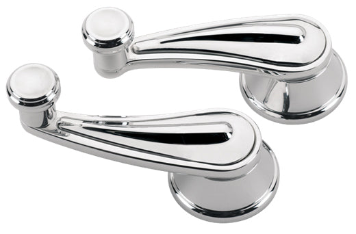 VENT CRANKS,RAIL,POLISHED,GM/FORD 49 UP,PAIR