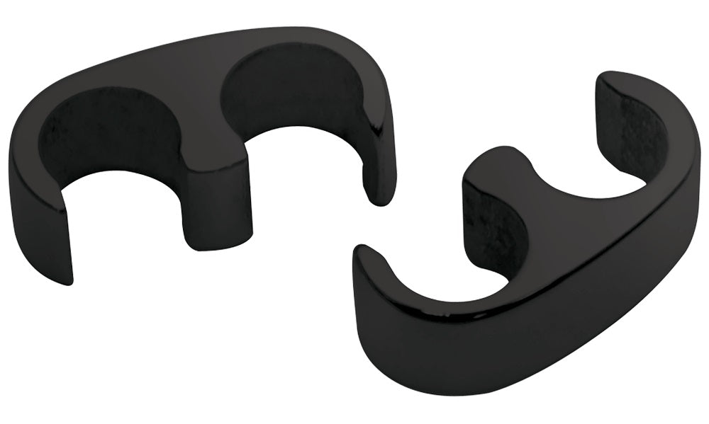 2 WIRE FLOATING CLIP,BLACK,PAIR