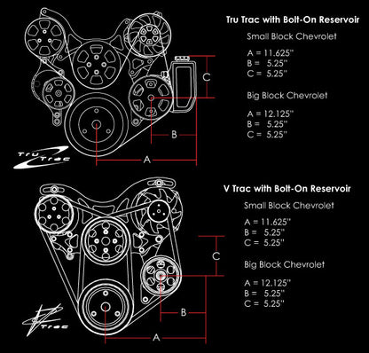 POWER STEERING RESERVOIR,BLACK,BOLT-ON