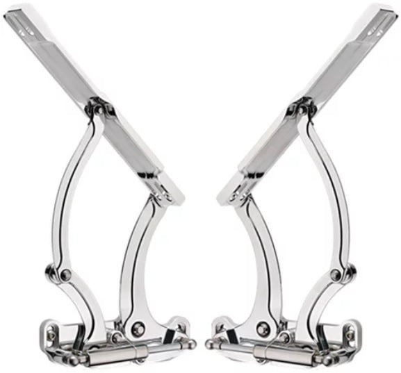 HOOD HINGES,65-67 CHEVELLE,67-69 CAMARO,POLISHED