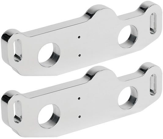 HOOD HINGE SPACERS,66-67 NOVA,POLISHED