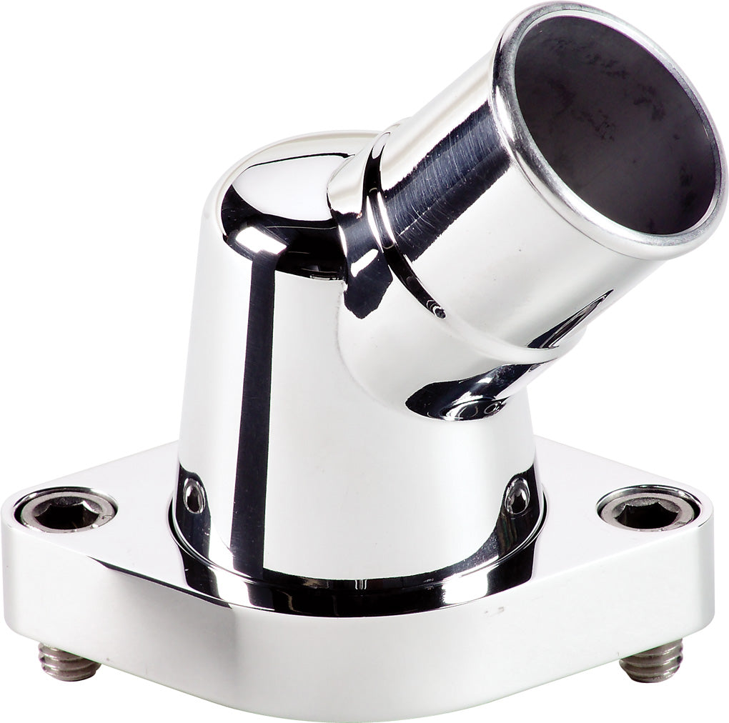 THERMOSTAT HOUSING,SBC,45 DEGREE,SWIVEL,POLISHED