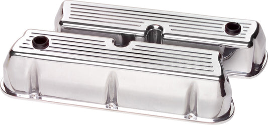 VALVE COVERS,SBF,PRECISION CAST,TALL,POLISHED