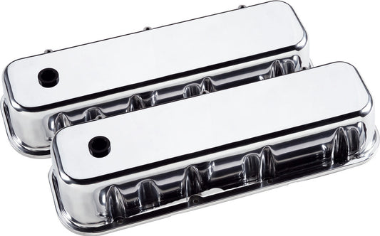 VALVE COVERS,BBC,PLAIN,TALL,POLISHED