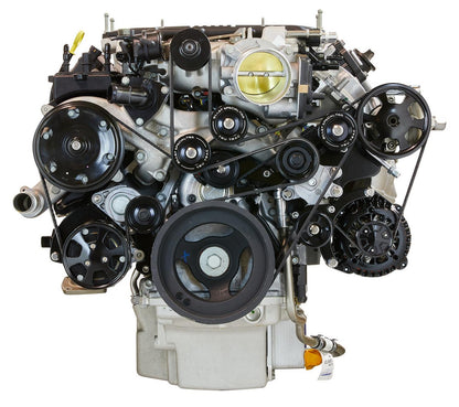 LT-4,SERPENTINE KIT,BLACK,AC/ALT/HYD PS,WET SUMP