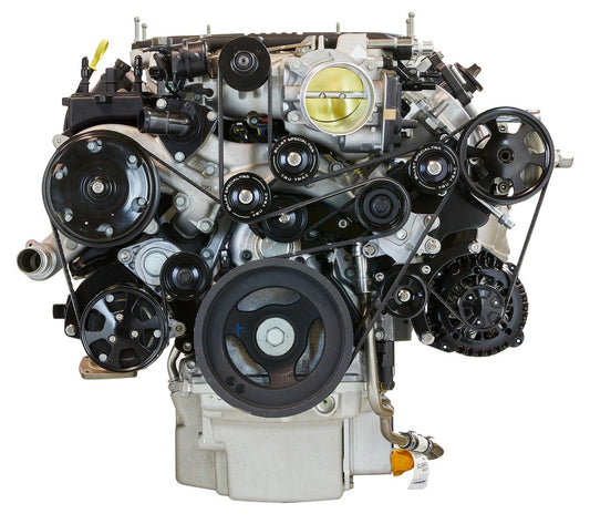 LT-4,SERPENTINE KIT,BLACK,AC/ALT/HYD PS,WET SUMP