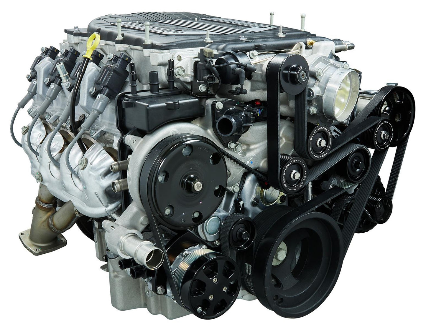 LT-4,SERPENTINE KIT,BLACK,AC/ALT/HYD PS,WET SUMP