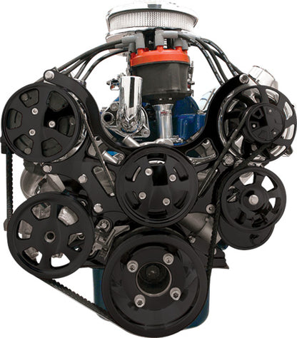 SBF,SERPENTINE KIT,BLACK,AC/ALT/PS/WP