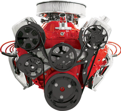 BBC,SERPENTINE KIT,BLACK,AC/ALT/WP