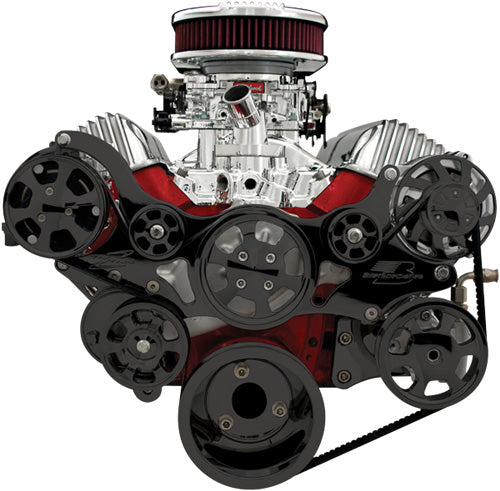 348/409,SERPENTINE KIT,BLACK,AC/ALT/PS/WP,PREM.