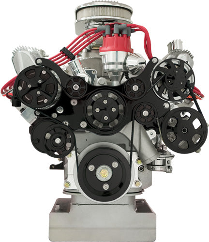 FE SERPENTINE KIT,BLACK,AC/ALT/PS/WP