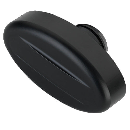 BREATHER,RETRO PLAIN,BLACK,1 1/4" VC HOLE