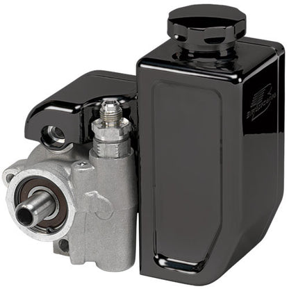 POWER STEERING RESERVOIR,BLACK,BOLT-ON