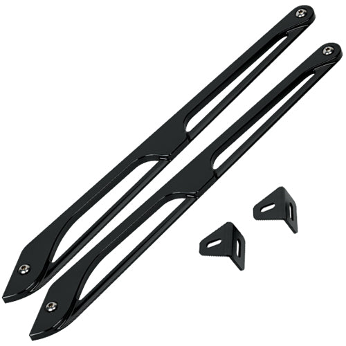 FENDER BRACES,67-69 CAMARO,BLACK