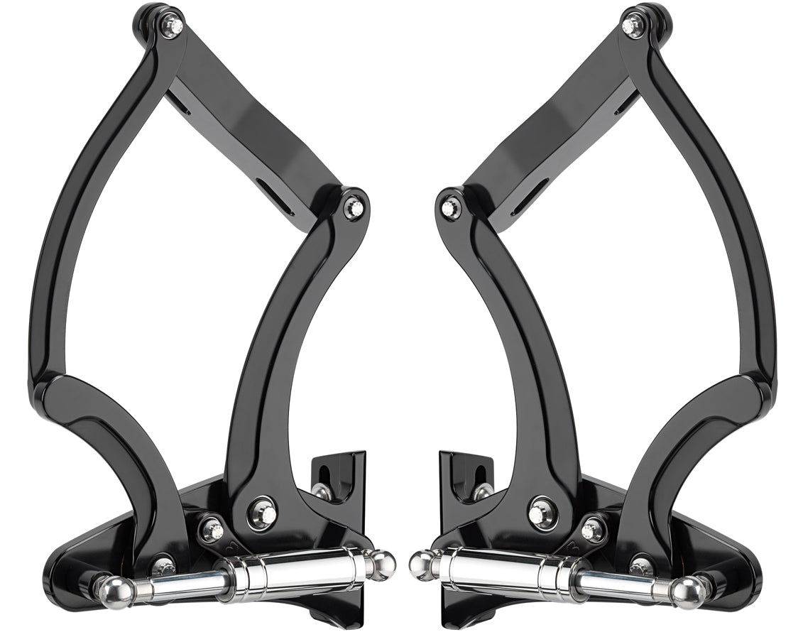 HOOD HINGES,55-56 CHEVY,BLACK