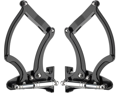 HOOD HINGES,55-56 CHEVY,BLACK