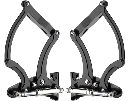 HOOD HINGES,55-56 CHEVY,BLACK