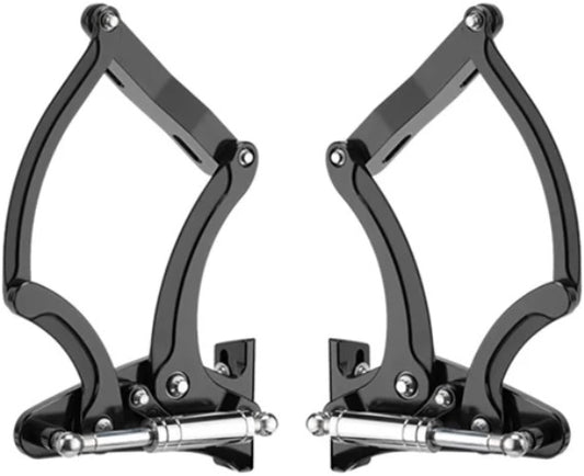 HOOD HINGES,55-56 CHEVY,BLACK