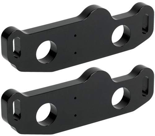HOOD HINGE SPACERS,66-67 NOVA,BLACK