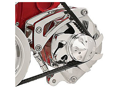 SBC SWP,V-BELT LOW BRACKET KIT,POLISHED,ALTERNATOR
