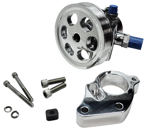 BBC,SERPENTINE PUMP,BRACKET,& PULLEY KIT,LWP